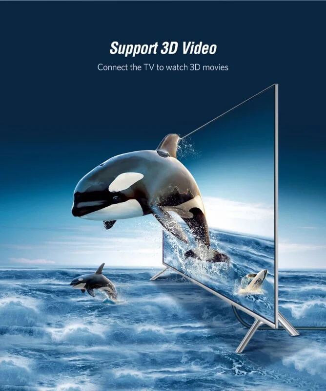 Ugreen 40472 3M màu Đen Cáp tín hiệu HDMI chuẩn 2.0 hỗ trợ phân giải 4K * 2K 60hz cáp dẹt HD101 — ảnh 7