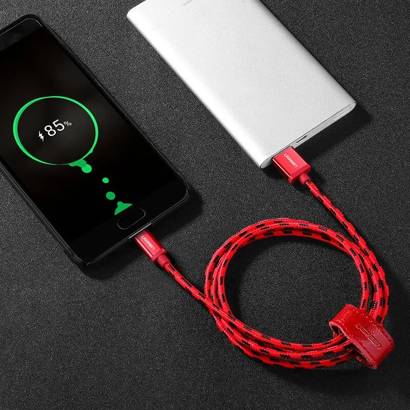 Ugreen 40484 1M màu đỏ Cáp sạc USB TypeC cao cấp US250 — ảnh 5