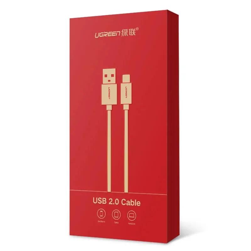 Ugreen 40484 1M màu đỏ Cáp sạc USB TypeC cao cấp US250 — ảnh 8