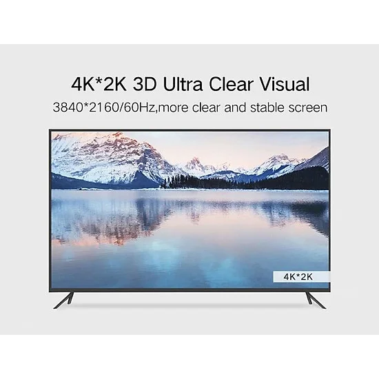Ugreen 40489 1.5M màu Hồng Cáp tín hiệu HDMI chuẩn 2.0 sợi siêu nhỏ cao cấp HD117 — ảnh 8