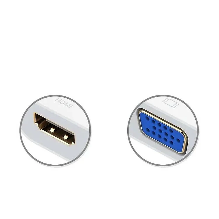 Ugreen 40743 Màu Trắng Bộ chuyển Mini HDMI sang VGA + HDMI MM136 — ảnh 8
