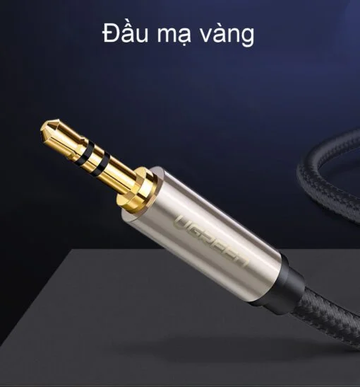 Ugreen 40803 1.5M màu Đen Cáp âm thanh 3.5mm sang 6.5mm cao cấp AV127 — ảnh 4
