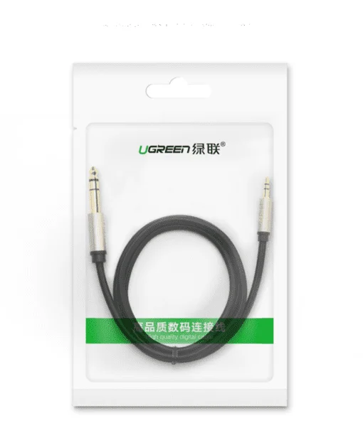 Ugreen 40803 1.5M màu Đen Cáp âm thanh 3.5mm sang 6.5mm cao cấp AV127 — ảnh 5
