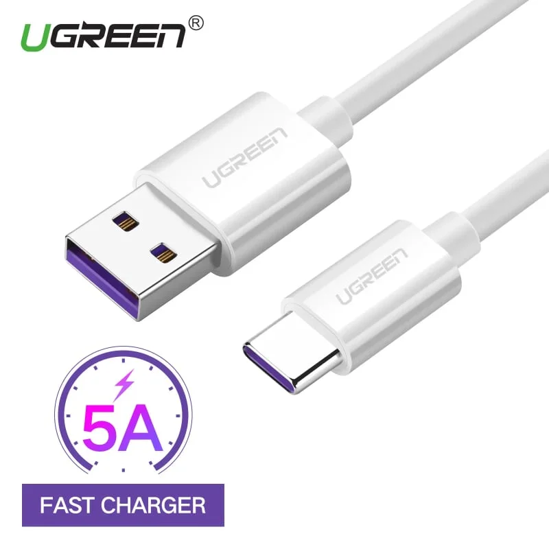 Ugreen 40889 1.5M 5A màu Trắng Dây USB sang USB Type-C vỏ ABS US253 — ảnh 14