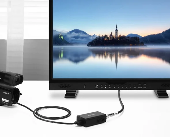 Ugreen 40966 Màu Đen Bộ chuyển 3G HDMI sang SDI hỗ trợ phân giải FULL HD kèm cổng âm thanh CM132 — ảnh 7