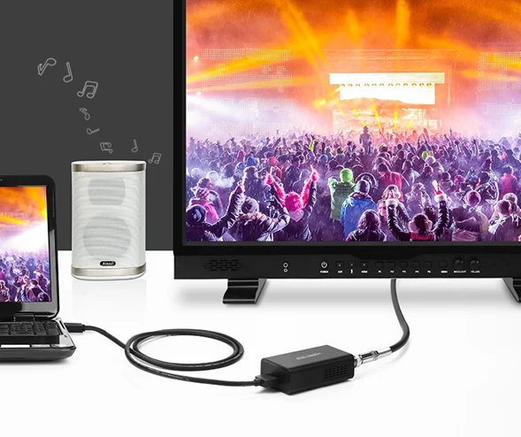 Ugreen 40966 Màu Đen Bộ chuyển 3G HDMI sang SDI hỗ trợ phân giải FULL HD kèm cổng âm thanh CM132 — ảnh 8