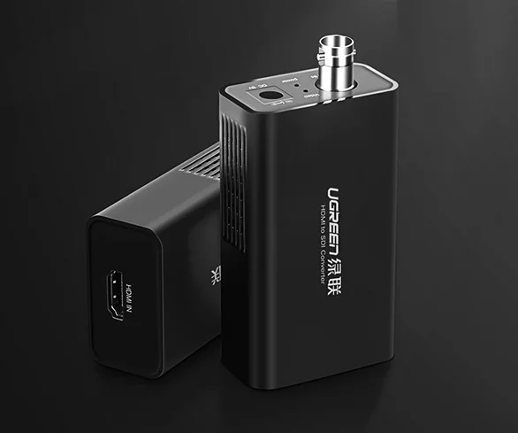 Ugreen 40966 Màu Đen Bộ chuyển 3G HDMI sang SDI hỗ trợ phân giải FULL HD kèm cổng âm thanh CM132 — ảnh 2