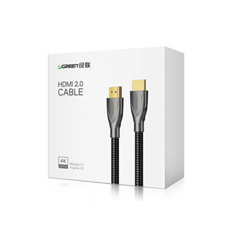Ugreen 50115 20M màu Đen Cáp tín hiệu HDMI chuẩn 2.0 dây bọc lưới đầu hợp kim cao cấp HD131 — ảnh 8