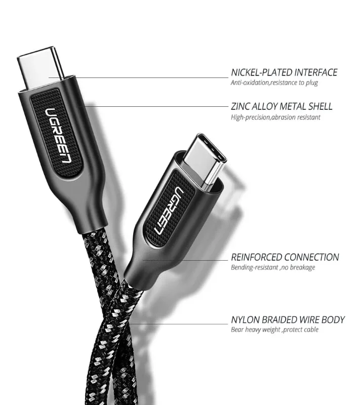 Ugreen 50223 0.5M Cáp USB TypeC sang USB mạ Zinc alloy cao cấp US265 — ảnh 3