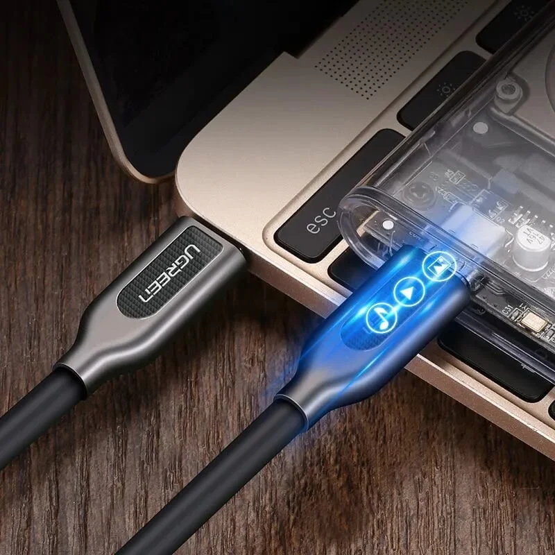 Ugreen 50229 0.5M màu đen Dây USB Type-C sang USB Type-C US266 — ảnh 5