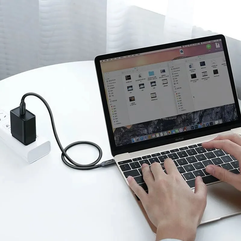 Ugreen 50230 1M màu đen Dây USB Type-C sang USB Type-C US266 — ảnh 6