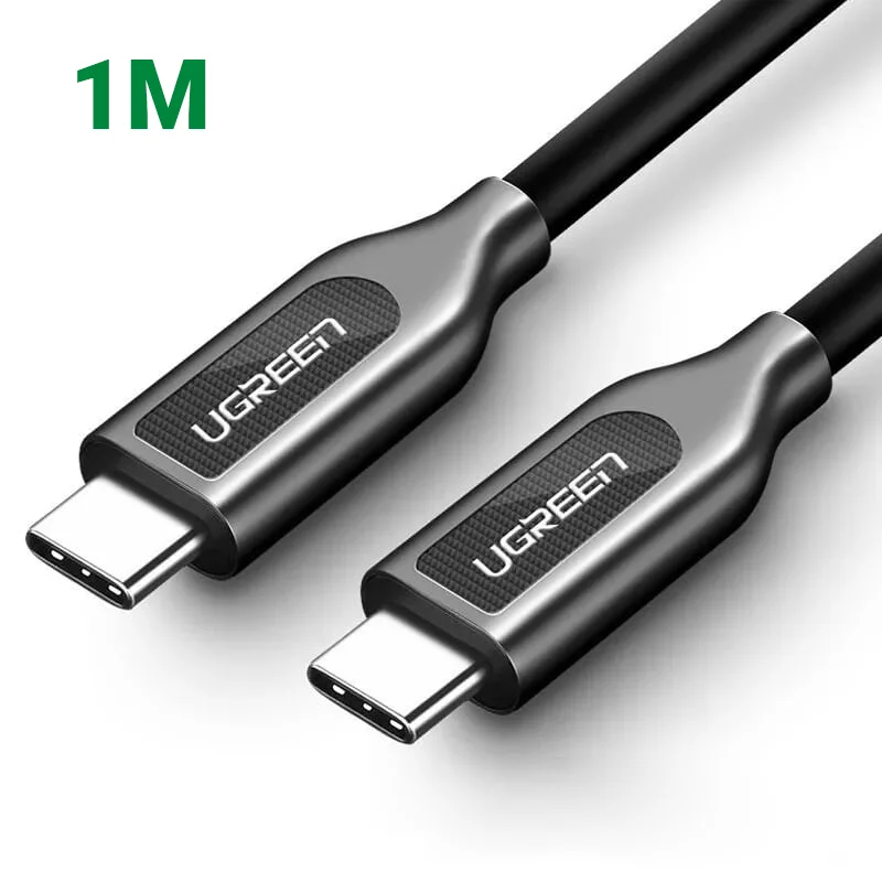 Ugreen 50230 1M màu đen Dây USB Type-C sang USB Type-C US266