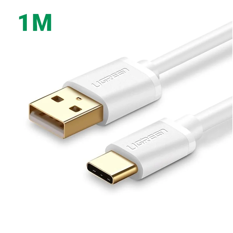 Ugreen 50390 1M màu Trắng Cáp USB TypeC sang USB 2.0 Cáp US141