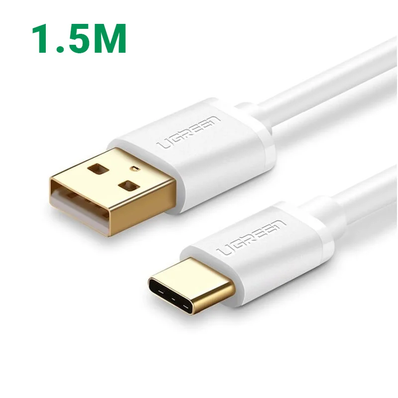 Ugreen 50391 1.5M màu Trắng Cáp USB TypeC sang USB 2.0 Cáp US141