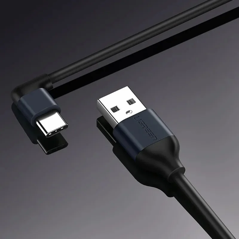 Ugreen 50521 1M Dây USB sang USB-C vuông góc US274 — ảnh 2