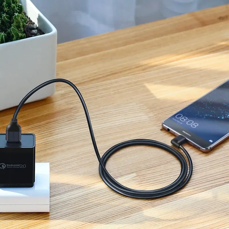 Ugreen 50521 1M Dây USB sang USB-C vuông góc US274 — ảnh 4
