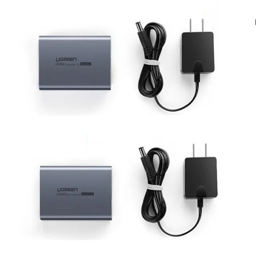 Ugreen 50739US 50M 1080p Bộ kéo dài HDMI qua cáp mạng RJ45 Cat5e/Cat6 có điều khiển Irl chuẩn cắm US 50739eu 27612 Cm196 — ảnh 3