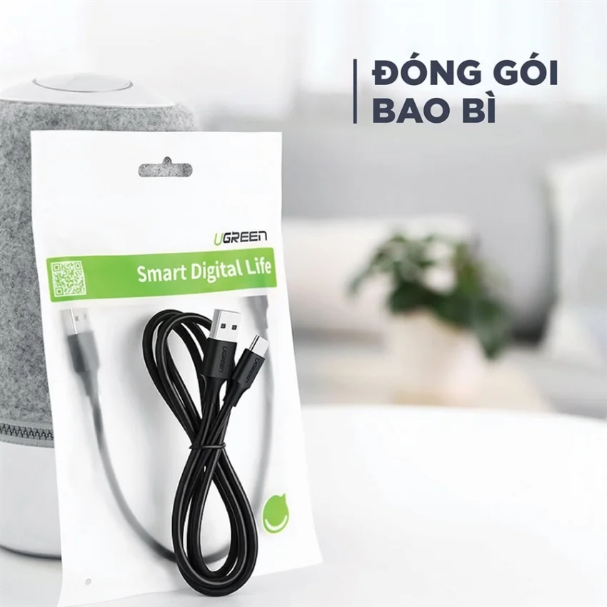Ugreen 60114 0.25M màu đen Dây USB 2.0 sang USB Type-C US288 — ảnh 6