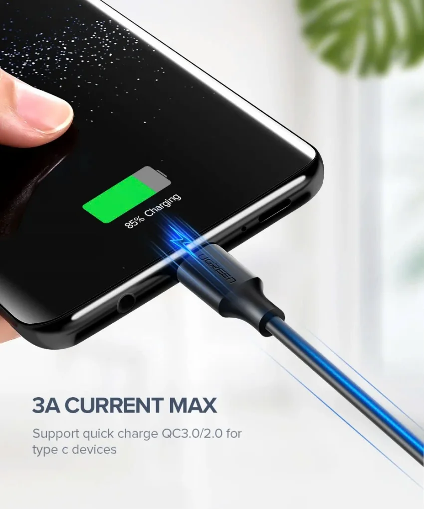 Ugreen 60119 0.25M Dây USB 2.0 sang USB Type-C US287 — ảnh 11