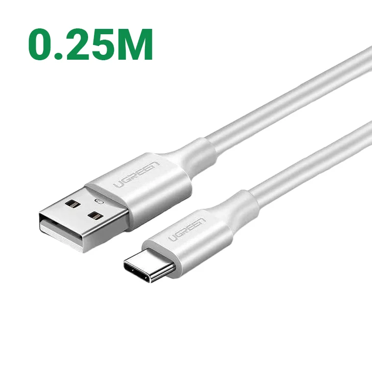Ugreen 60119 0.25M Dây USB 2.0 sang USB Type-C US287 — ảnh 1