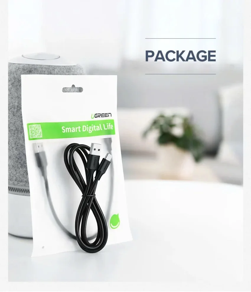 Ugreen 60123 2M Dây USB 2.0 sang USB Type-C US287 — ảnh 10