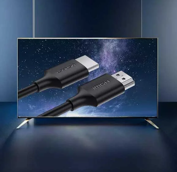 Ugreen 60175 2M màu đen Cáp tín hiệu HDMI 2.0 hỗ trợ 4K2K Đồng 100% HD134 — ảnh 3