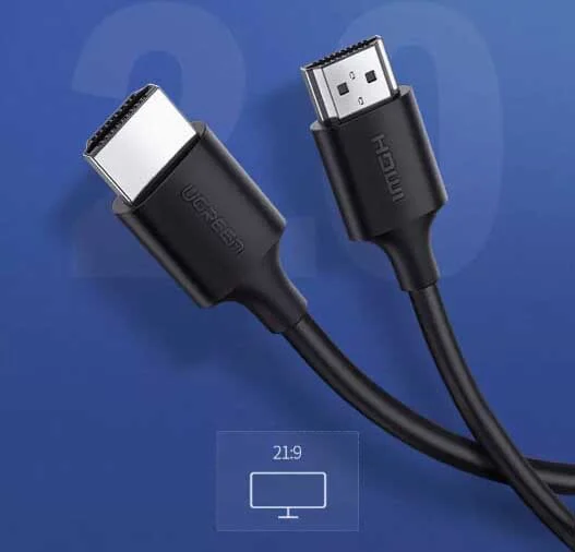 Ugreen 60176 3M màu đen Cáp tín hiệu HDMI 2.0 hỗ trợ 4K2K Đồng 100% HD134 — ảnh 2