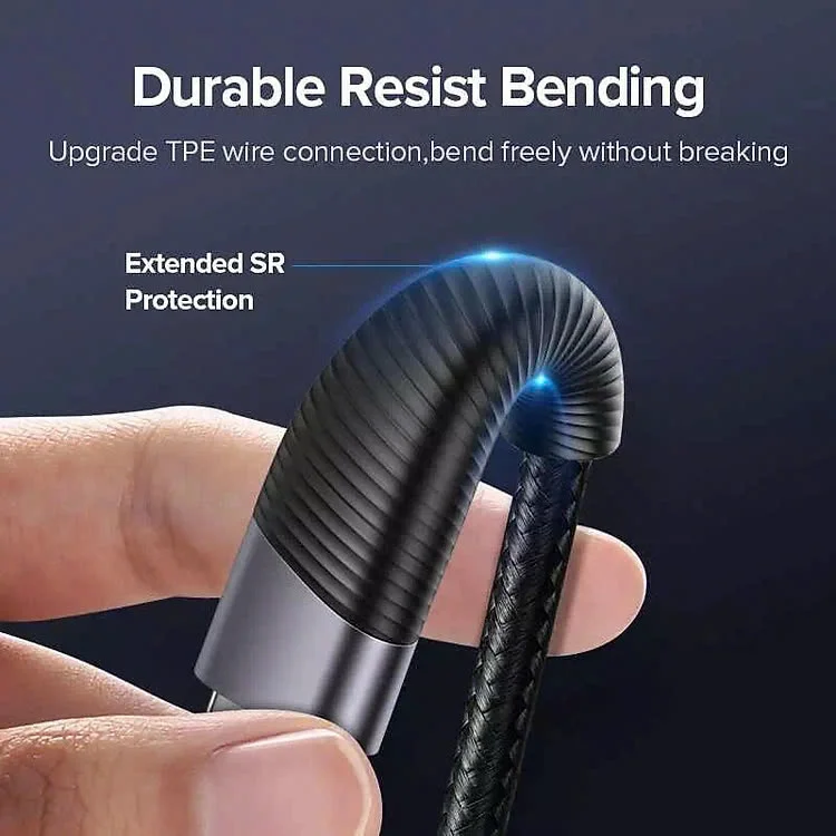 Ugreen 60205 1M Màu Xám Dây USB Type C truyền dữ liệu và sạc ED022