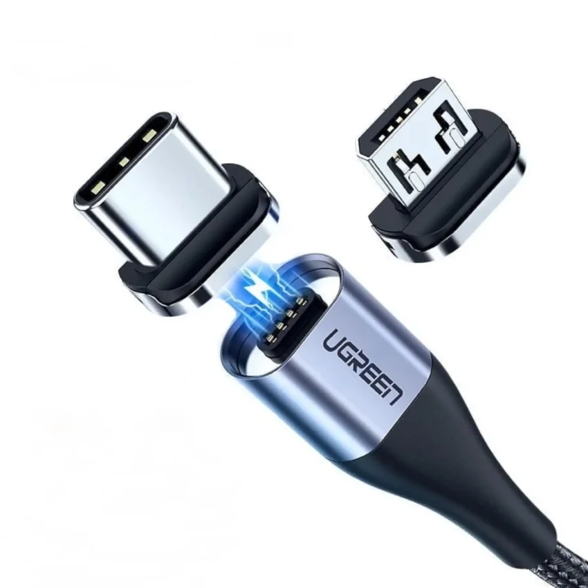 Ugreen 60210 Đầu USB type C hít nam châm dùng chung cho dây USB từ tính ED023