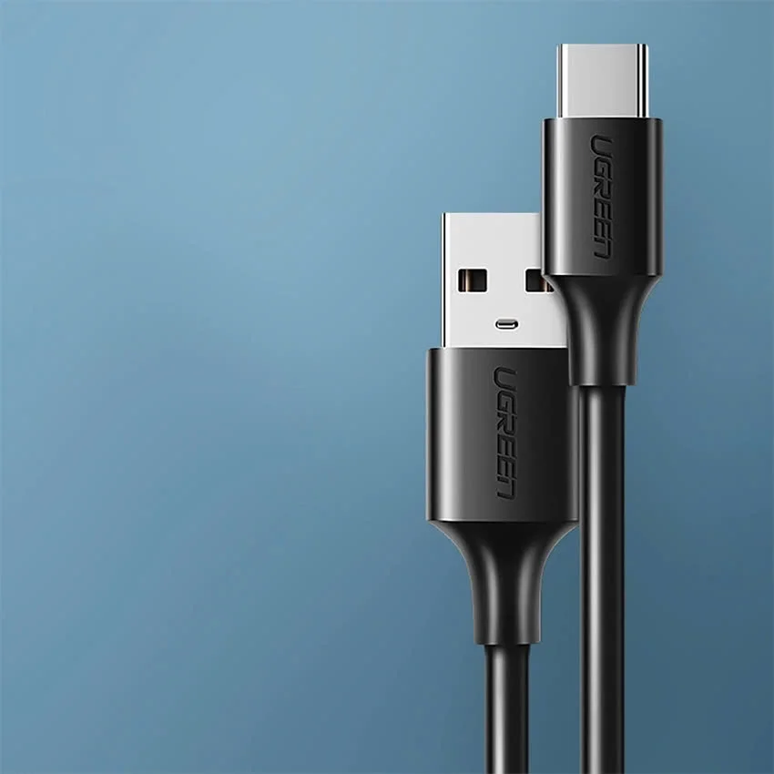 Ugreen 60225 3m 2.0 màu trắng cáp Usb ra Type C sạc và truyền dữ liệu US287 — ảnh 5