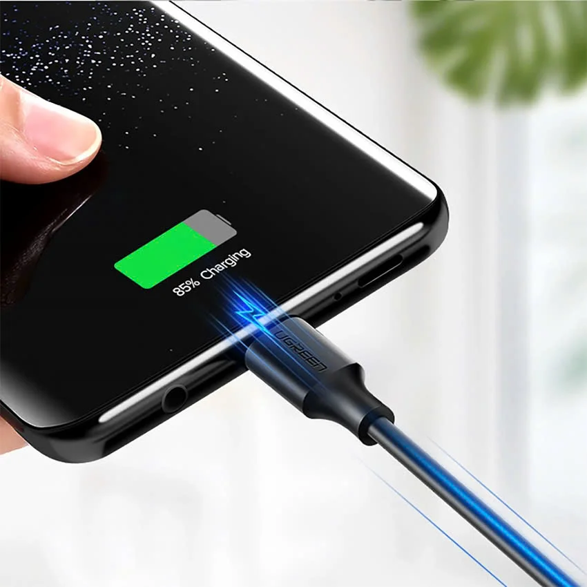 Ugreen 60225 3m 2.0 màu trắng cáp Usb ra Type C sạc và truyền dữ liệu US287 — ảnh 7