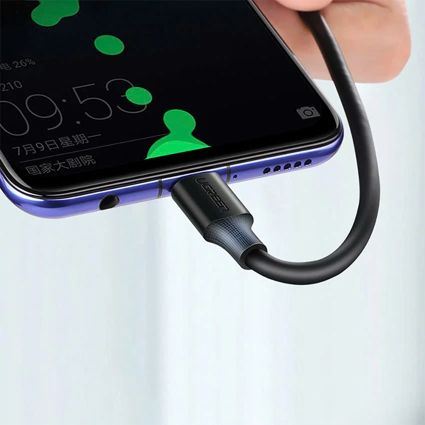 Ugreen 60225 3m 2.0 màu trắng cáp Usb ra Type C sạc và truyền dữ liệu US287 — ảnh 8
