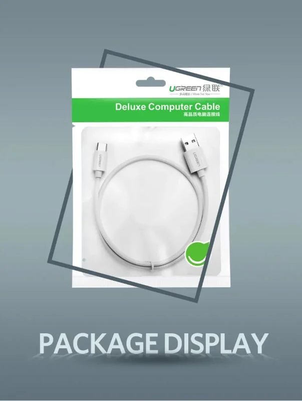 Ugreen 60726 2M 5A màu Trắng Dây USB type c 2.0 sạc và dữ liệu truyền từ máy tính ra điện thoại US253 — ảnh 15