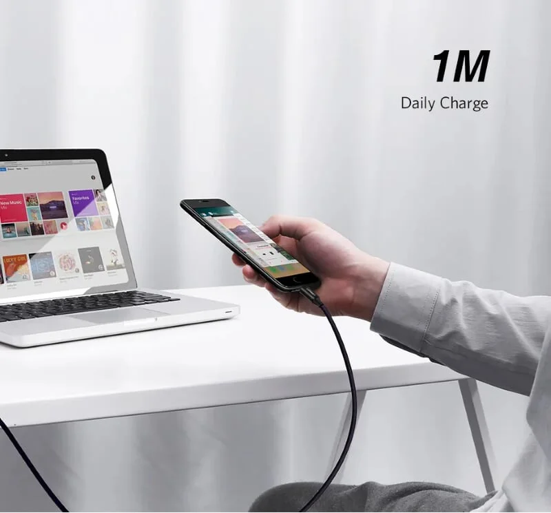 Ugreen 60728 0.25M 5A Cáp dữ liệu USB Type-C sang USB 2.0 màu đen US279 — ảnh 9