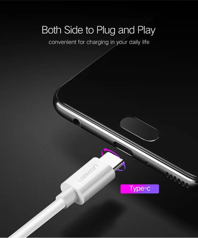 Ugreen 60774 2M 5A màu đen Dây Usb type c 2.0 Cáp sạc và dữ liệu truyền từ máy tính ra điện thoại US253 — ảnh 11