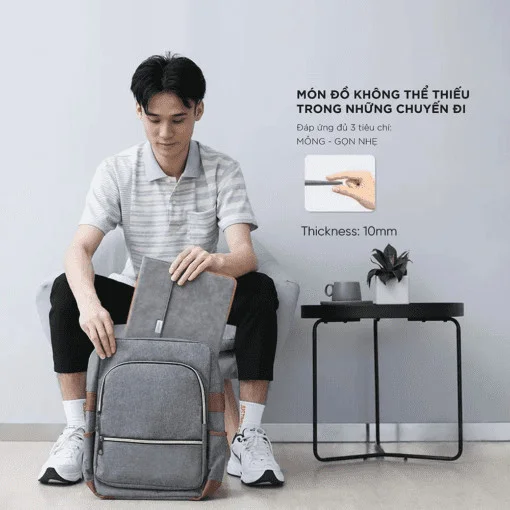 Ugreen 60985 Màu Xám Túi đựng Macbook + Laptop 13.3inch LP187