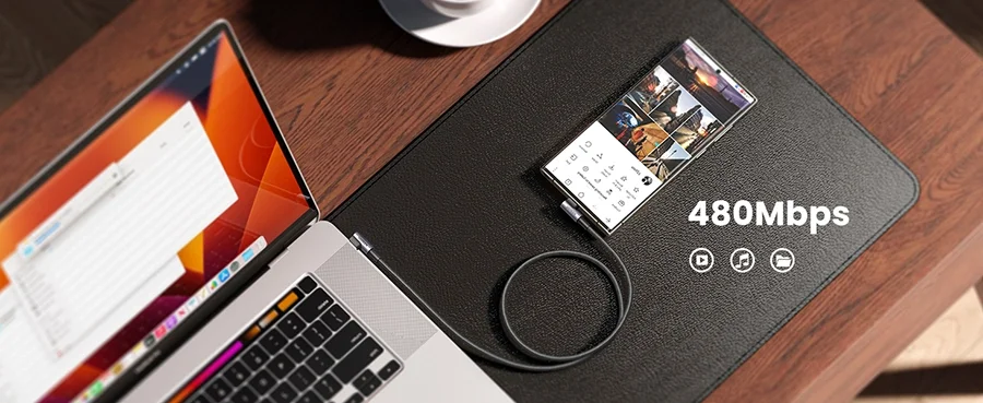 Ugreen 70529 1M 3A 2 đầu bẻ góc phải 90 độ cáp USB type C ra C đầu nhôm chống nhiễu US323