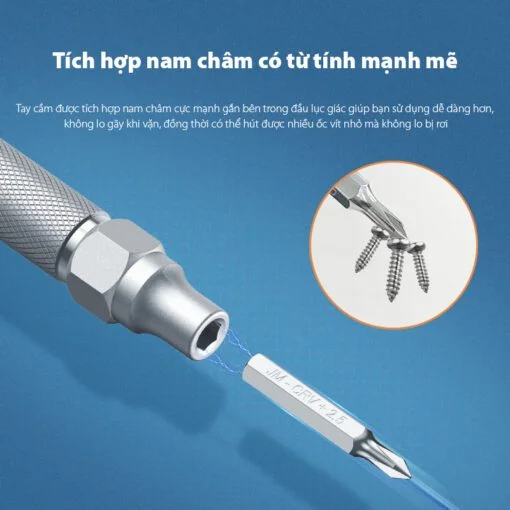Ugreen 80459 38 trong 1 bộ vít đa năng mạ nhôm đầu hít từ tính hộp màu đen CM372