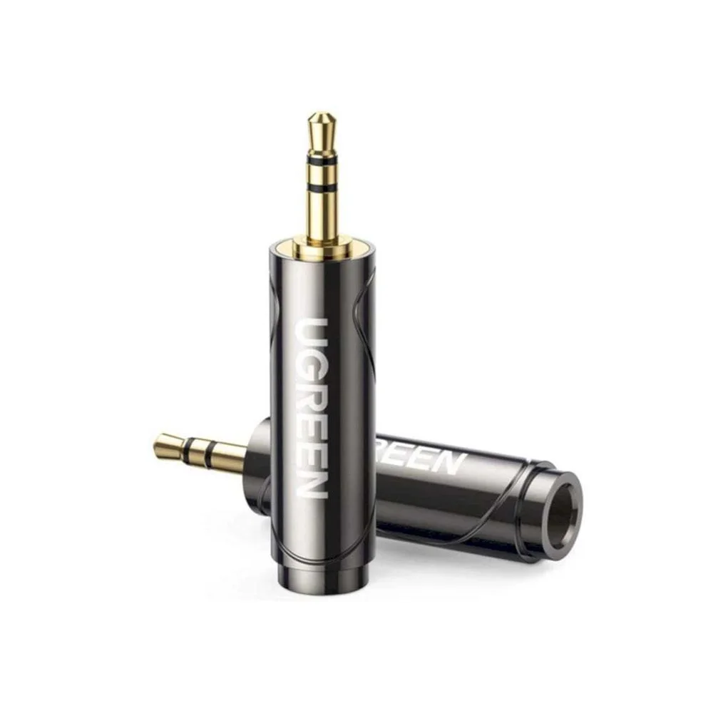 Ugreen 80730 Đầu Jack chuyển Audio 3.5mm đực sang 6.35mm cái AV168