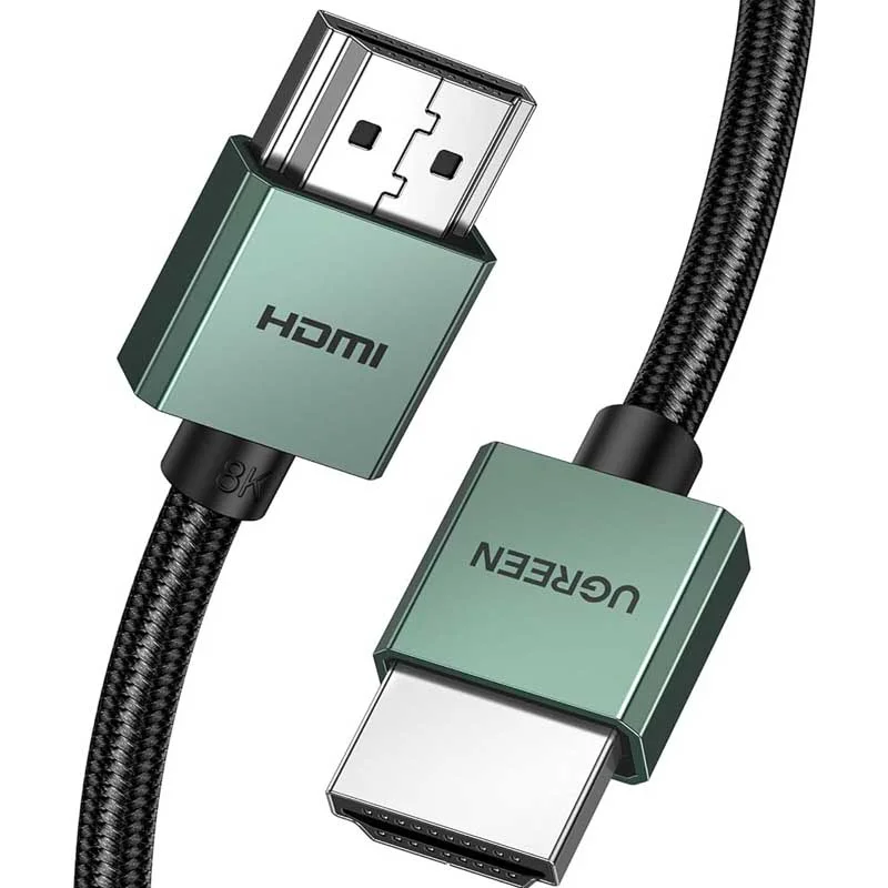Ugreen 90382 1M Slim 8K Cáp HDMI chuẩn 2.1 bọc nhôm, bện dù HD155 — ảnh 2