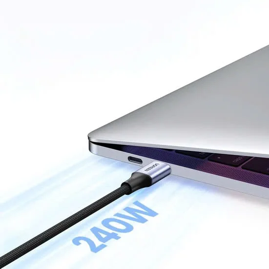 Ugreen 90440 2M Màu Đen Cáp dữ liệu USB Type-c dài 2m US235 — ảnh 5