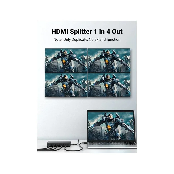 Ugreen 90514 4K60HZ HDMI Splitter v2.0 bộ chia 1 vào 4 ra 1 in 4 Out CM570 — ảnh 7