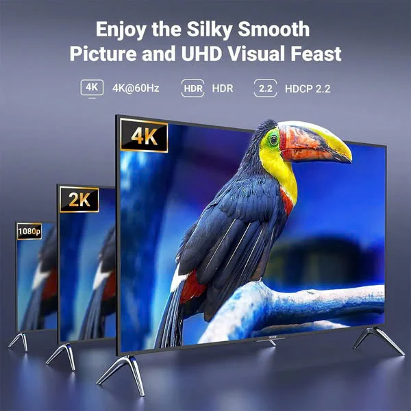 Ugreen 90514 4K60HZ HDMI Splitter v2.0 bộ chia 1 vào 4 ra 1 in 4 Out CM570 — ảnh 10