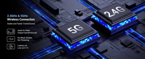 Ugreen 90909A 4k30hz băng tần 2.4g và 5g 1 bộ nhận và 1 bộ phát wireless HDMI không dây 4K 29497 CM586 — ảnh 13