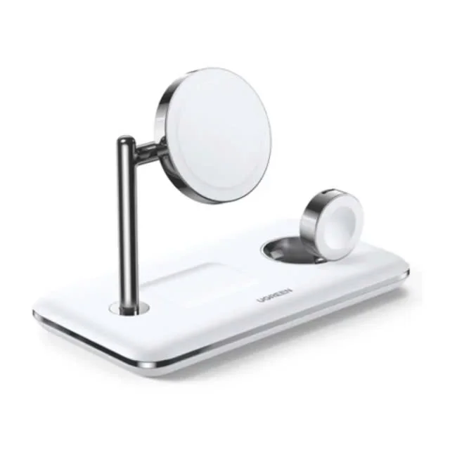 Ugreen CD278 – Đế Sạc Không Dây hít từ tính 3 in 1, công suất 25W