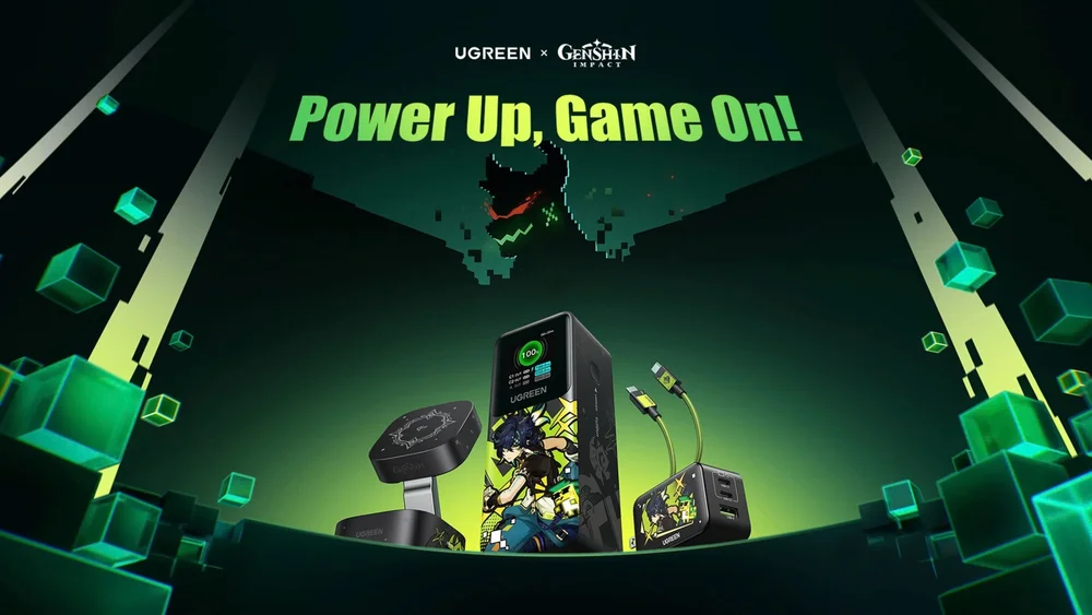 UGREEN ra mắt bộ sưu tập sạc đồng thương hiệu Genshin Impact