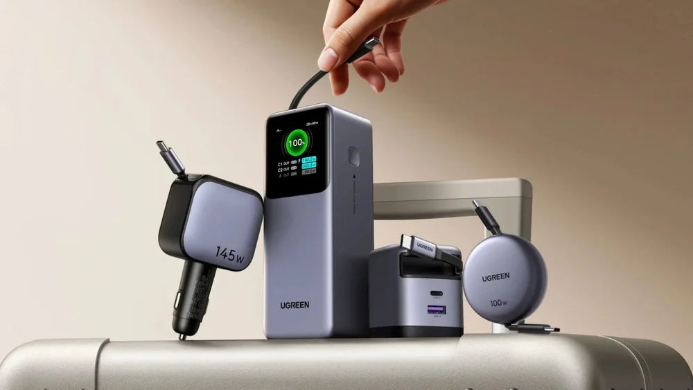 UGREEN ra mắt dòng sản phẩm Nexode Retractable - Bộ dụng cụ du lịch tiện lợi