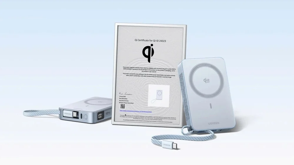 UGREEN tiên phong trong công nghệ sạc không dây thế hệ tiếp theo với MagFlow 25W: Pin dự phòng đạt chuẩn Qi 2.2 đầu tiên trên thế giới
