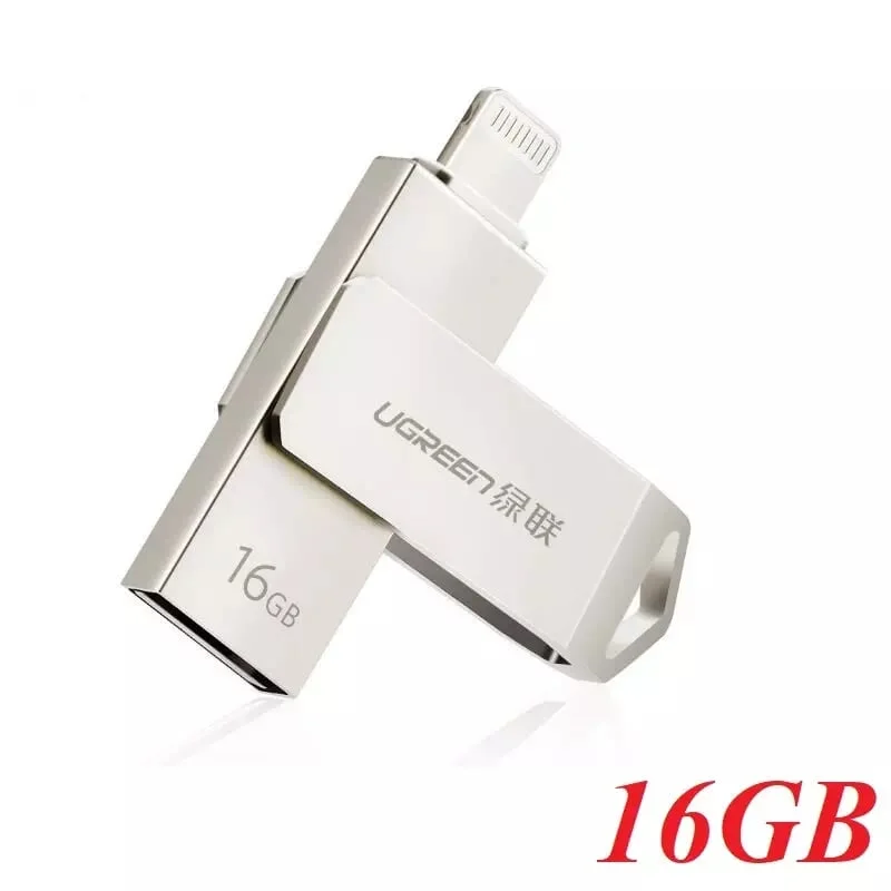 USB 16Gb Cổng USC2.0 Ổ Flash đầu lightning cho iPhone-iPad UGREEN US200 30615