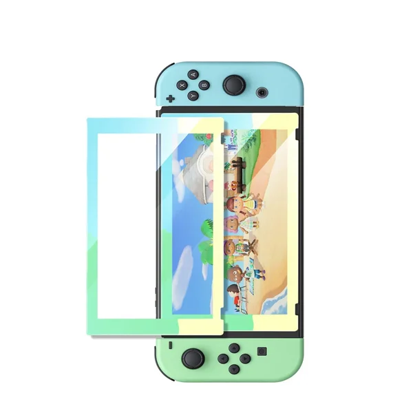 Viền Xanh Lá và Vàng Kính cường lực bảo vệ màn hình Nintendo Switch LP153 10998 — ảnh 2